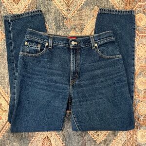 Levi's Dark Blue Straight Jeans